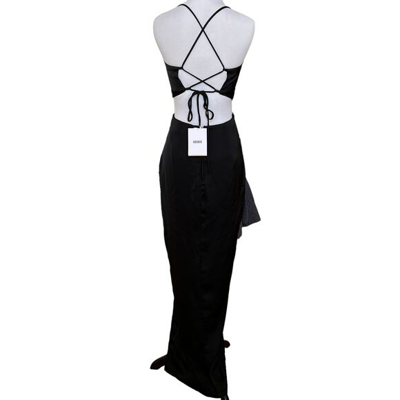 Nookie Stella Cut Out Gown in Black Size Small NWT - Picture 6 of 9